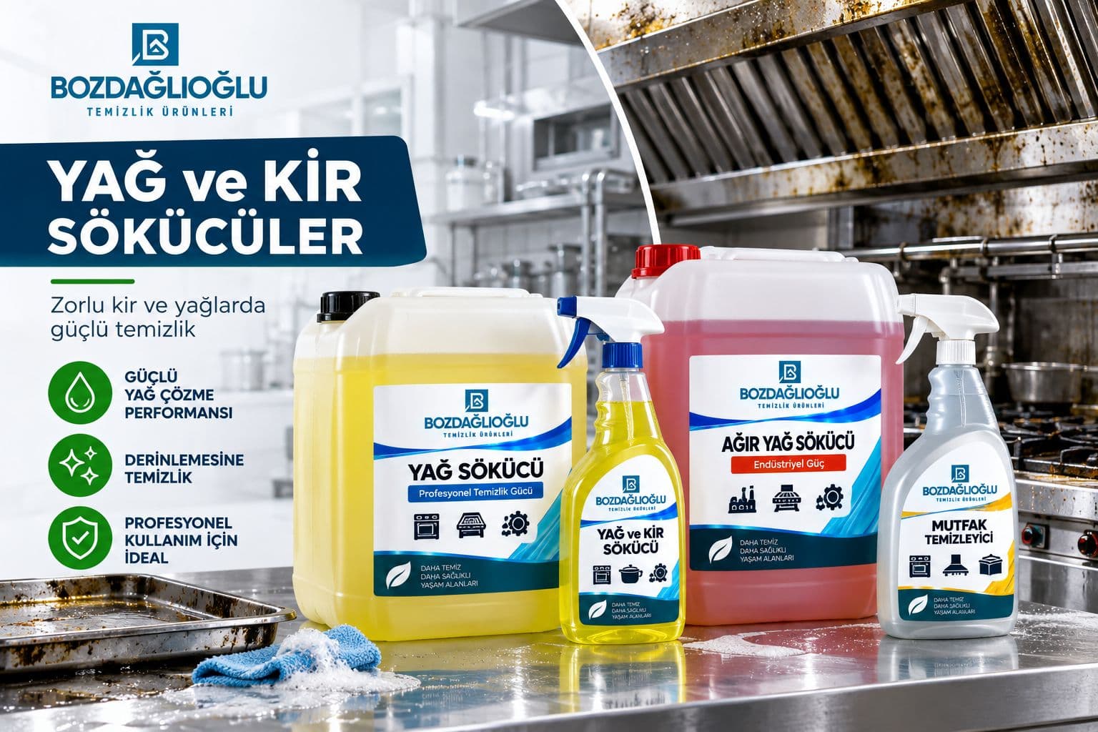 Yağ ve Kir Sökücüler