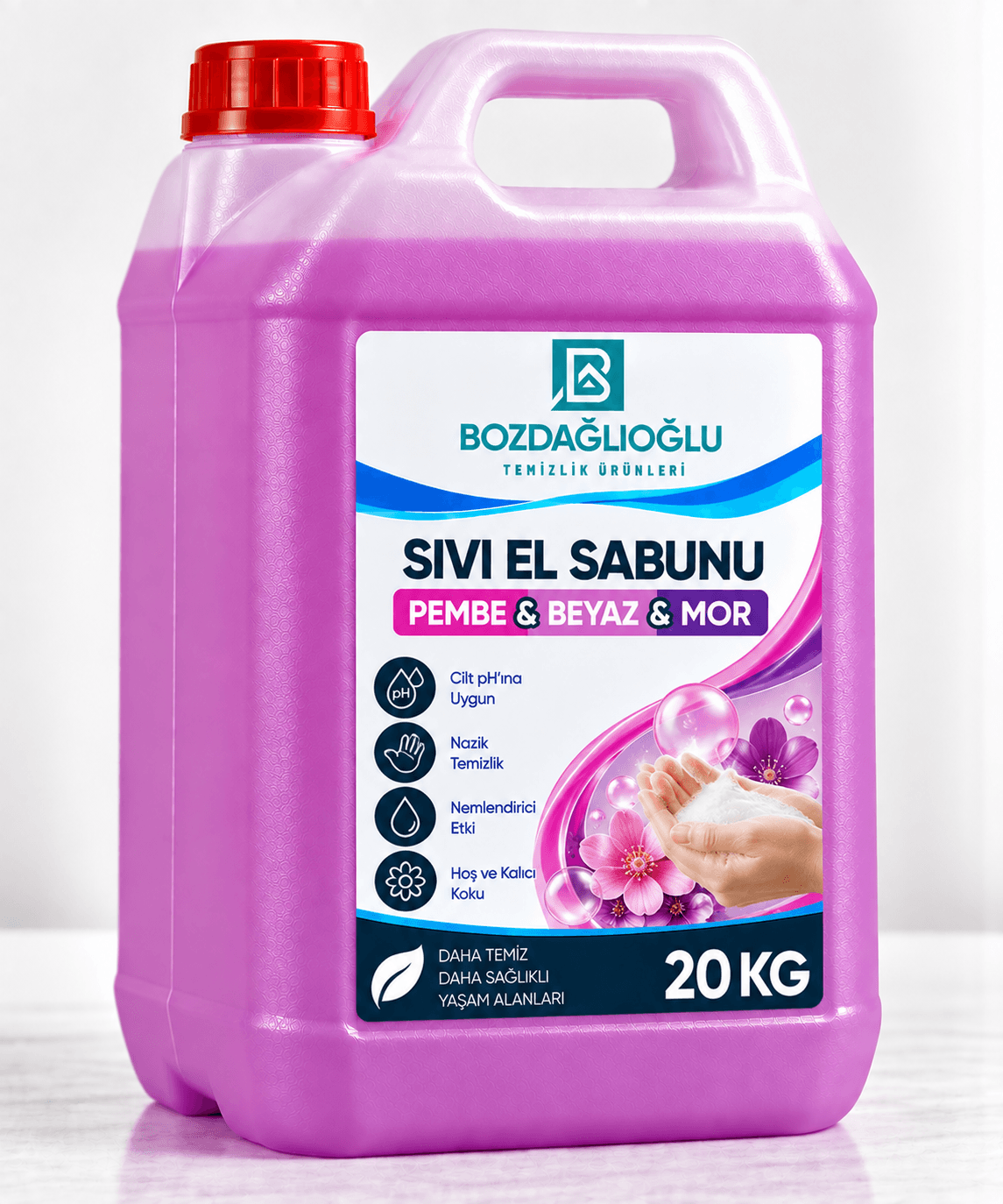 SIVI EL SABUNU PEMBE & BEYAZ& MOR