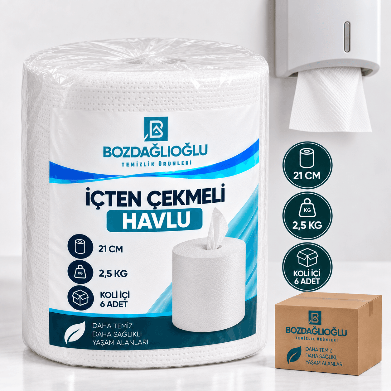 Zoka İçten Çekmeli Havlu