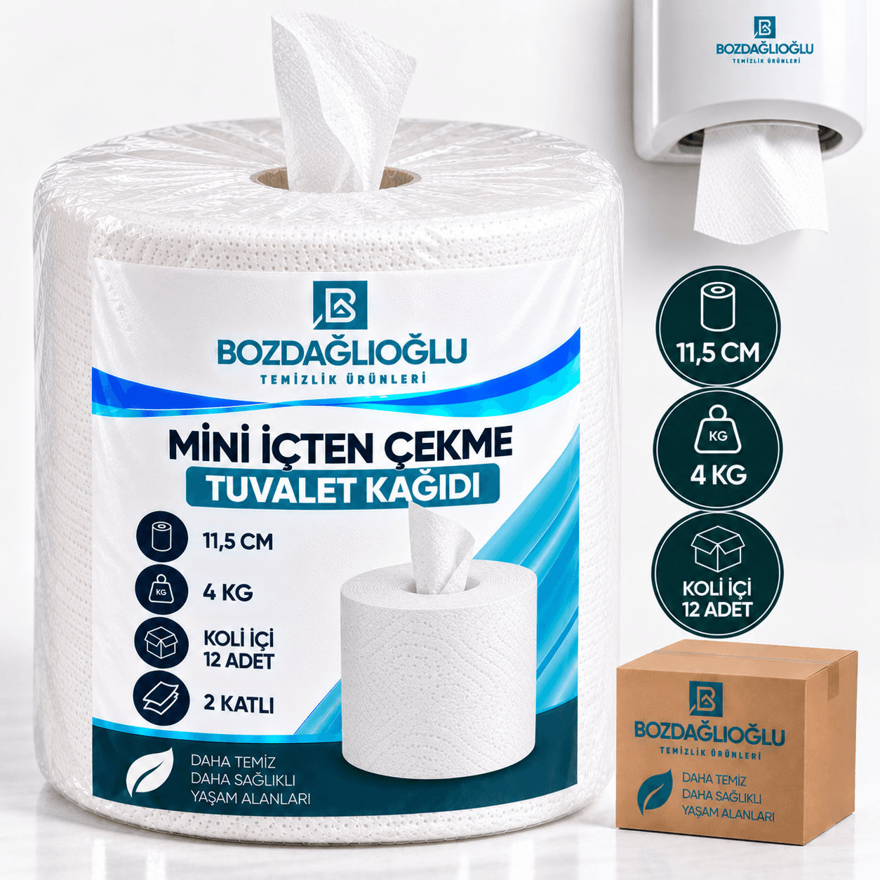 Dodo Mini İçten Çekme Tuvalet Kağıdı